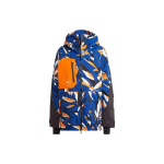 Adidas X Stella McCartney Truenature soojustatud tr&uuml;kitud kapuutsiga jakk naistele Jakk Mystery-Ink-Blue HY4506 XS