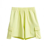 Adidas Ivy Park &Uuml;hev&auml;rvilised Minimalistlikud Mitmek&uuml;lgsed Kolmveerandpikkusega Vabaaja L&uuml;hikesed P&uuml;ksid Naiste L&uuml;hikesed P&uuml;ksid Kollased GT4085 S