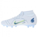 Nike Mercurial Superfly 8 Academy Laced V&auml;litingimustes HG Jalgpallijalatsid Unisex Jalgpallijalatsid Valge DJ2867-054 40.5