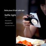 MagSafe magnetiline stabilisaator: Traadita Bluetooth-puldiga mobiilifotograafia jaoks PH30C Fill Light