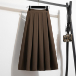 Jaapani Retro Vabaaja Mitmek&uuml;lgsed Seitsmepunktilised P&uuml;ksseelikud Naiste Suvine Disain Ni&scaron;&scaron; Suur Suurus Sirge Seelik 5XL gray