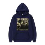 Rock Band The Smiths Tr&uuml;kiga Vintage Hupparid 1980 Morrissey Meeste Naiste Dressipluus &Uuml;legabariidiline Hip Hop Gooti Vabaaja Streetwear Huppar 3XL black