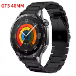 Ametlik originaal k&auml;epael Huawei Watch GT 4/5 46MM jaoks Metall roostevaba teras Vahetatav kellarihm Huawei Watch GT 5 46mm jaoks