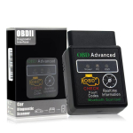 HHOBD Kiip 25K80 Versioon 1.5 ELM327 HH OBD T&auml;iustatud OBDII OBD2 Bluetooth Mini ELM327 Auto CAN Traadita Adapter Skanner gray