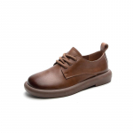 Kevadine Uus Stiil Lehma Nahast Vabaaja Kingad Naistele Kummist Pehme Sisetald Paeltega Nahast Kingad Ehtsast Nahast Retro Madalad Kingad 35-40 35