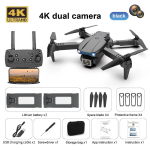 2025 UUS K3 RC droon 4K HD &otilde;hufotograafia &Uuml;ksik/Kahe kaameraga Wifi FPV Takistuste v&auml;ltimine Gravitatsioonianduriga Nelikopter Kokkupandav lennuk Nelikopter Dual camera 2 battery