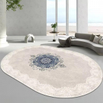 Ovaalne luksuslik elutoa vaip Kodu kaunistus Lihtne suur diivanilaud Vaibad Pestavad vaibad magamistuppa Voodi k&otilde;rvale P&otilde;randale Pehmed matid 80x120cm