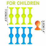 Imitatsiooninapad Laste M&auml;nguasi Silikoonist Osad M&auml;ngud Ehitusklots Iminapp Vannim&auml;nguasi Sensoorne Fidget Iminapp M&auml;nguasi Lastele 2 kuni 4 Aastat