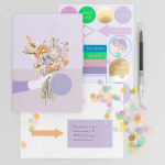 DIY Personnaliser sa carte florale - Bouquet lilla