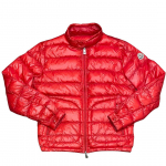 Kasutatud MONCLER ACORUS Puhverjakk Nailon mehed M(1) punane