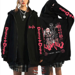 Anime Dorohedoro Kaiman Graafiline T&otilde;mblukuga Huppar Mehed Naised Gooti Manga Rock T&otilde;mblukuga Jakk Meeste Hip Hop &Uuml;legabariidiline T&otilde;mblukuga Dressipluus L