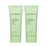 Enprani Aloe Cica Veekindel P&auml;ikesekaitsekreem SPF50+ PA++++ 100 ml &ndash; 2 tk pakis | Rahustav Laia Spektriga UV-kaitse