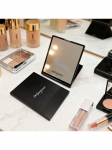 YSL Must kokkupandav meigipeegel, kaasaskantav &uuml;hepoolne koos hoiukarbiga - Elegantne ja luksuslik disain, ideaalne &uuml;llatuskingitus naistele. must
