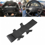 Must pehme perforeeritud nahast kate VW Golf 4 MK4 1998-2004 Passat B5 1996-2005 DIY k&auml;sitsi &otilde;mblemise rooli katte trimmile