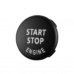 Matte v&auml;rvi automootori START STOP nupp Vahetage l&uuml;liti kaane v&otilde;ti dekoratsioon BMW X1 X5 E70 X6 E71 Z4 E89 3 5 seeria E90 E91 jaoks matt must v&auml;rv