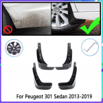 4 tk auto porilapid Peugeot 301 2013~ 2014 2015 2016 2017 2018 porikaitse pritsmekaitsed poritiibad auto