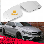 Kuumutatud peegliklaas k&uuml;ljepeeglile, tahavaatepeegli klaas Mercedes-Benz CLA klassi C117 CLA180 CLA200 CLA250 AMG CLA45 13-19 jaoks Left no blind spot