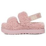 UGG Oh Fluffita kohevad sussid naistele roosakashallid tossud 1120876-RSGRY 36