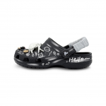 Crocs Classic klomp Happy Graffiti Must EVA Moodne t&auml;nav Hip Hop Augud Kingad Unisex Must 34-35 must