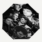 1 tk Elvis Presley Automaatselt avanev, Tuulekindel, Kompaktne Reisi-vihmavari, Kingitus S&uuml;nnip&auml;evaks, J&otilde;uludeks, &Auml;riks 93084