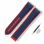 Kummist kellarihm omega moonwatch kellarihm 20mm 21mm 22mm silikoonist kellarihm kokkupandav lukk Kumera otsaga k&auml;ekella v&ouml;&ouml; 20mm