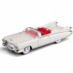 1:24 Cadillac Eldorado Biarritz 1959 Seeria 62 Sulamist Valatud Klassikalise Auto Mudel Lauakaunistused J&otilde;ulukingitused S&otilde;pradele Poisi valge