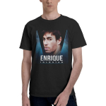 KaKPBu Enrique Iglesias Meeste T-s&auml;rk &Uuml;mmarguse kaelusega T-s&auml;rk L&uuml;hikeste varrukatega T-s&auml;rk Vabaaja T-s&auml;rk Aluss&auml;rgid S mitmev&auml;rviline