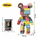 Kawaii karu ehitusklotsid, kokkupandavad m&auml;nguasjad, kaunistused, kodu sisustus, loomingulised ehitusklotsid, m&otilde;tlemist arendavad m&auml;nguasjad, m&auml;nguasjad kingituseks