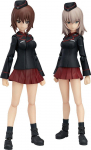 figma Girls Panzer the Movie Nishizumi Maho Itsumi Erika ABS PVC V&auml;rvitud Liigutatav Kuju & & Komplekt, Mitte-skaala &