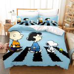 Snoopy Kodu Voodipesu Komplekt Tekikott Tekikotid 3-osaline Komplekt 1 Tekikott Sobib Lastele Ja T&auml;iskasvanutele US Twin(172*218cm)3pcs