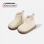 2025 S&uuml;gis/Talv Korea stiilis Moodsad libisemiskindlad nahast beebisaapad poistele ja t&uuml;drukutele Factory order sizes 16-20 (120 pairs) beež
