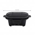 V&auml;ike kaasaskantav Hibachi grill V&auml;litingimustes s&ouml;egrill Malmist Jaapani Yakitori Telkimisgrillpliit Tagahoovi BBQ-deks Piknikuteks must