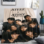 1 tk ATEEZ tr&uuml;kiga flanelltekk, k&otilde;rge kvaliteediga, mugav k&otilde;ikidel aastaaegadel, kodu kaunistus, soojus ja mugavus, t&auml;iuslik kingituseks 130cm x 150cm gray