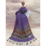 Foulard Pashmina - Ka&scaron;miir & Tai siid - Lilla - 70x180cm - Elegantne - Pehme lilla
