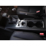 For Mitsubishi triton L200 -2025 2026 Carbon Fiber Center Console Gear Shift Box Cover Water Cup Trim Interior Accessories