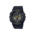CASIO Meeste vedelkristall/analoog kahekordse n&auml;iduga seeria Must k&auml;ekell GA-100GBX-1A9 GA-100GBX-1A9 Regular Watch Box