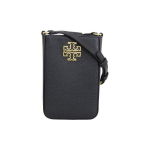 Tory Burch T&auml;isKuld TopeltT Logo Riistvara Nahast Telefonikott &Otilde;lakott RistiKeha Kott V&auml;ikesed Naiste kotid Must 141000-001 Basic Set (Bag+Dust Bag)