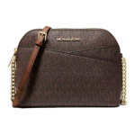 Michael Kors Klassikaline logoga kaetud l&otilde;uendist crossbody &otilde;lakott Naiste kotid Pruun 35F1GTVC6B200 Basic Set (Bag+Dust Bag)