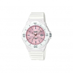 CASIO G-Shock LRW-200H-4E3 Roosa k&auml;ekell LRW-200H-4E3 LRW-200H-4E3 Pink Dial and White Band
