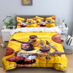 Moodne korvpallit&auml;ht A-LeBron J-James Tr&uuml;kitud Voodipesukomplekt Pehme Tekikott Soe Tekk Voodi Noored Lapsed T&uuml;drukud Noored Poisid S&uuml;nnip&auml;evakingitus 120*200cm Single