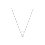 Swarovski Una Sparkling Dance Series Kristallkaelakee Naistele kaelakee H&otilde;bedane 5479118 Box+Shopping Bag white
