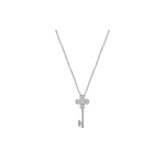 Swarovski Noble Transfer Key Series Moodne Lihtne Neljaleheline Ristikujuline Ripatsiga Kaelakee Naiste kaelakee H&otilde;bedane 5007808 Box+Shopping Bag