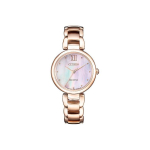 Citizen Flower Whisper Series Eco-Drive Moodne Lihtne Kvartsikell Roostevabast Terasest Rihm Naiste kellad Kuldne EM0533-82Y Rose Gold white