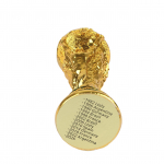 Gold Cupi koopia trofee 2022 World Soccer Award Trophy perekaunistuseks jalgpallif&auml;nni kingituseks, 21 cm