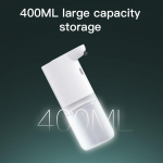 Nutikas induktsioonseebi dosaator USB laadimine Automaatne induktsioonvahust seebi dosaator k&ouml;&ouml;gi vannitoa jaoks valge