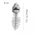 3D Dinosaurus Luukere Kost&uuml;&uuml;mi Komplekt Lastele - Naljakad Pehmed Cosplay Rekvisiidid Unikaalsed Mugavad Luukere M&auml;nguasjad Lastele