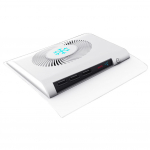 PS5 Slim konsooli jahutusventilaator K&uuml;lgmontaažiga jahutusventilaator Konsooli jahuti V&auml;line jahutusventilaator Playstation 5 Slim tarvikutele valge