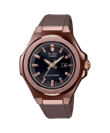 Casio meeste roostevabast terasest 100M veekindel analoog l&ouml;&ouml;gikindel kvartsikell MSG-S500G-5A pruun
