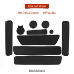 Dacia Duster 2018 - 2026 jaoks Libisemisvastane ukseava topsihoidja matt Salongi lisatarvikud Libisemisvastane ukseava alus 10pcs