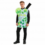 Kokteiliklaasi cosplay kost&uuml;&uuml;m, t&auml;iskasvanutele One size fits all adults roheline